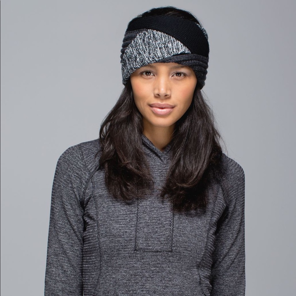 Lululemon Ear Warmer - Black/Heather Gray